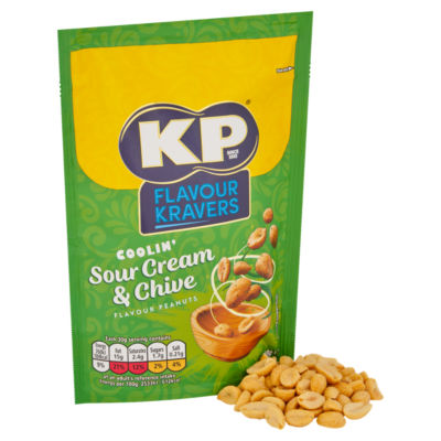 Flavour Kravers Sour Cream & Chive Peanuts 140g thumbnail 3