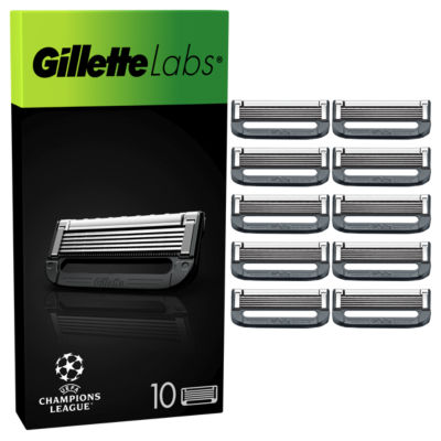 Labs UEFA Champions League Special Edition, Pack of 10 Razor Blades Refills