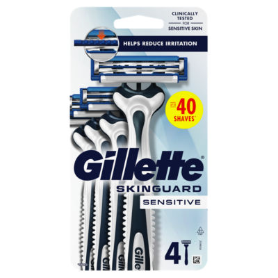 Skinguard Sensitive Disposable Razor x4 thumbnail 2