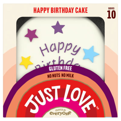 Just Love Food Company Nut Free Birthday Cake