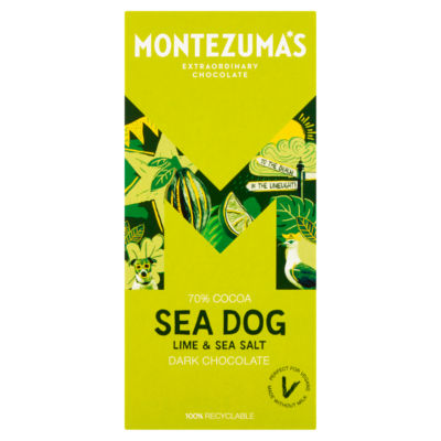 Sea Dog Lime & Sea Salt Dark Chocolate 90g thumbnail 2