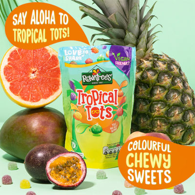 Tropical Tots Vegan Friendly Sweets Sharing Bag 140g thumbnail 3