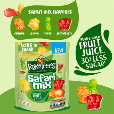 Safari Mix Sweets Sharing Bag 115g thumbnail 4