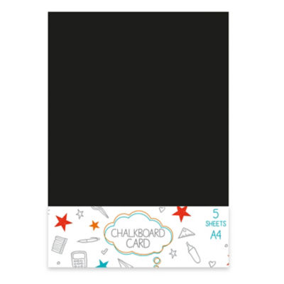 A4 Black Chalkboard Card thumbnail 2
