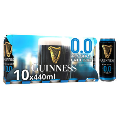 Draught Alcohol Free Stout Beer 0.0% vol 10x440ml Cans thumbnail 2