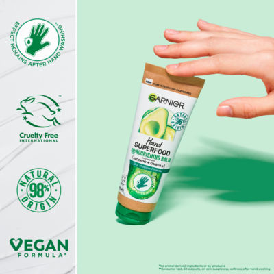 Hand Superfood Nourishing Hand Cream with Avocado & Omega 6 75ml thumbnail 4