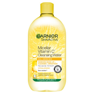 Micellar Vitamin C Water, Gentle face Cleanser & Makeup Remover, Brightening Formula, 700ml