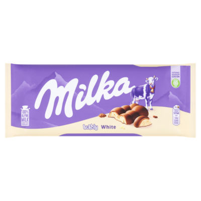 Bubbly White Chocolate Bar 95g thumbnail 2