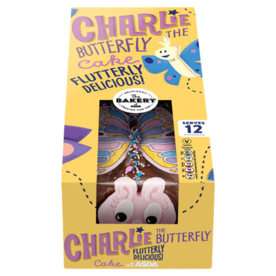 The BAKERY at ASDA Charlie the Butterfly Cake
