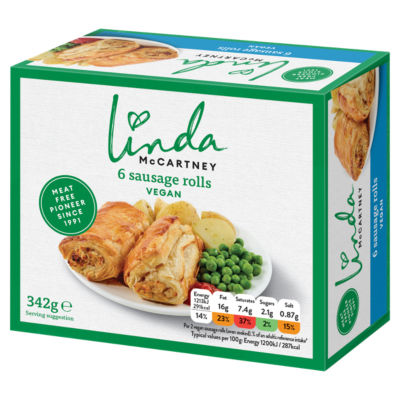 6 Vegan Sausage Rolls 342g thumbnail 2