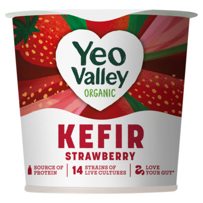 Organic Kefir Strawberry 350g thumbnail 2