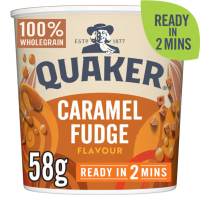 Heavenly Oats Caramel Fudge Porridge Pot 58g thumbnail 2