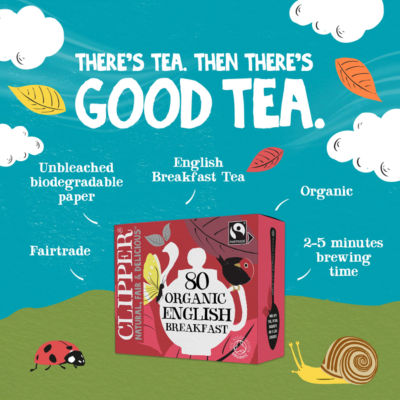Fairtrade 80 Organic English Breakfast in Unbleached, Plastic-Free Bags 232g thumbnail 3