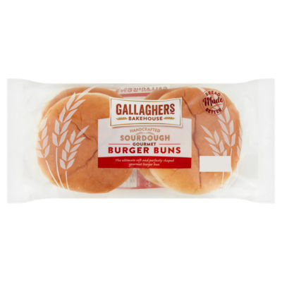 Handcrafted Sourdough Gourmet Burger Buns 240g
