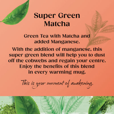 Superblends Super Green Matcha 20 Tea Bags 40g thumbnail 3