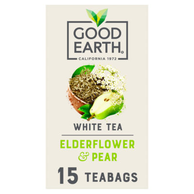 Elderflower & Pear 15 Biodegradable Teabags 18g thumbnail 2