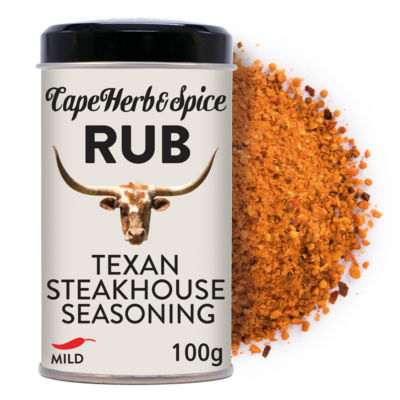 Cape Herb & Spice Texan Steakhouse Seasoning Rub Tin