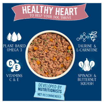 Healthy Heart Dog Food Tins 6 x 390g thumbnail 3
