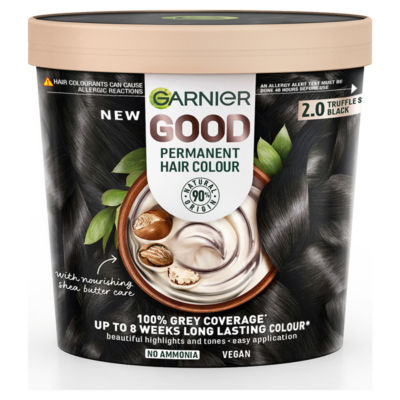 GOOD Permanent Hair Dye (Shade: 2.0 Truffle Soft Black) for vibrant, lasting colour. thumbnail 2