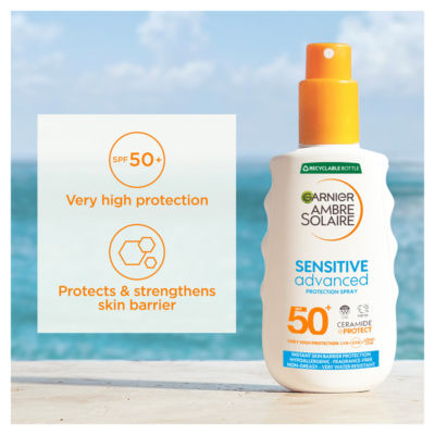 Ambre Solaire SPF 50+ Sensitive Advanced Sun Cream Spray 150ml thumbnail 3