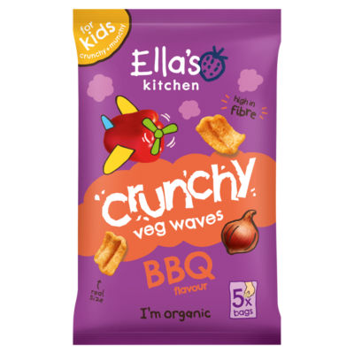 BBQ Flavour Crunchy Veg Waves 5 x 10g (50g) thumbnail 2