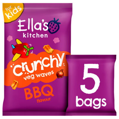 BBQ Flavour Crunchy Veg Waves 5 x 10g (50g) thumbnail 4