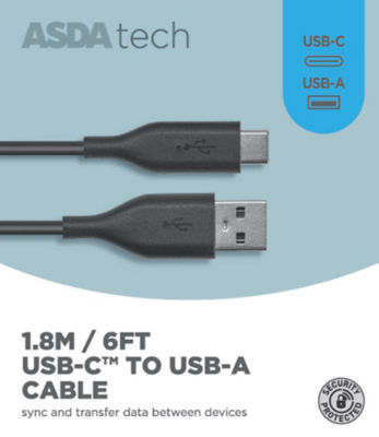 Type C Cable - Black 1.8m thumbnail 2