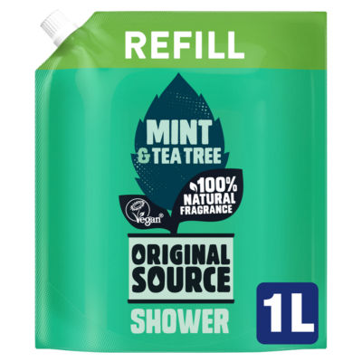 Tingly Mint & Tea Tree Shower Refill 1000ml thumbnail 4