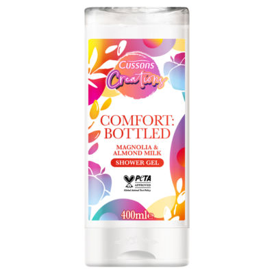 Creations Comfort Bottled Magnolia & Almond Milk Shower Gel 400ml thumbnail 2