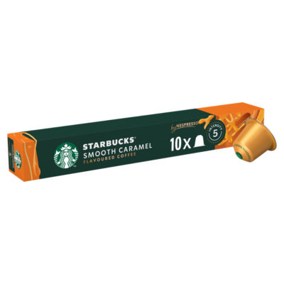 Smooth Caramel Flavoured coffee by NESPRESSO, Blonde Roast Coffee, 53g box of 10 thumbnail 2