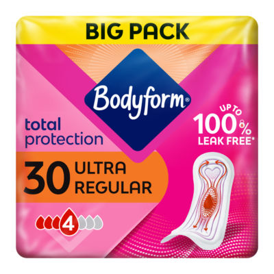 Total Protection Ultra Normal Sanitary Towels 30 pack thumbnail 2