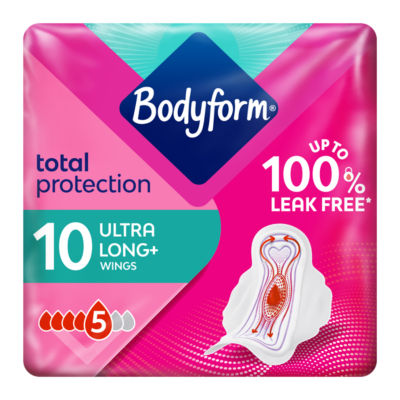 Total Protection Ultra Long Sanitary Towels wing 10 pack thumbnail 2