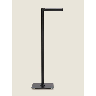 Matte Black Freestanding Toilet Roll Holder