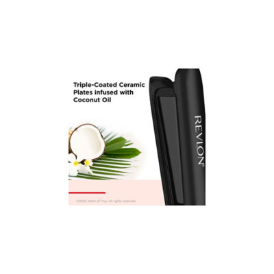 SmoothStay 25mm Coconut Oil-Infused Straightener + Travel Pouch thumbnail 3