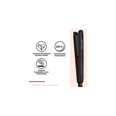 SmoothStay 25mm Coconut Oil-Infused Straightener + Travel Pouch thumbnail 6
