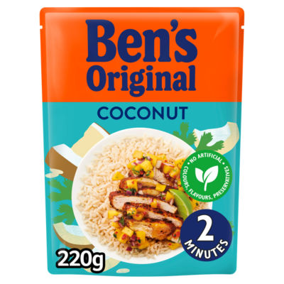 Coconut Microwave Rice 220g thumbnail 2
