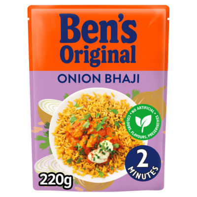 Onion Bhaji Microwave Rice 220g thumbnail 2