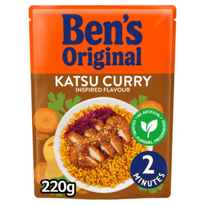 Katsu Curry Microwave Rice 220g thumbnail 2