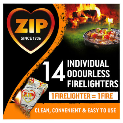 14 Individual Odourless Firelighters