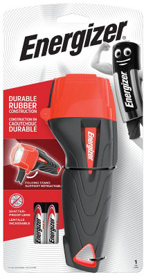 Impact Rubber Torch with 2 x AAA Batteries thumbnail 2
