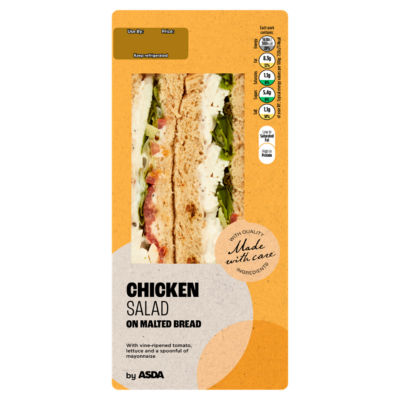 ASDA Chicken Salad Sandwich thumbnail 2