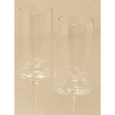 Hammered Champagne Glasses - Set of 2 thumbnail 5