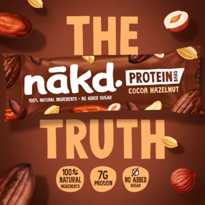 nakd. Protein Peanut Butter Fruit & Nut Bars 3 x 45g thumbnail 3