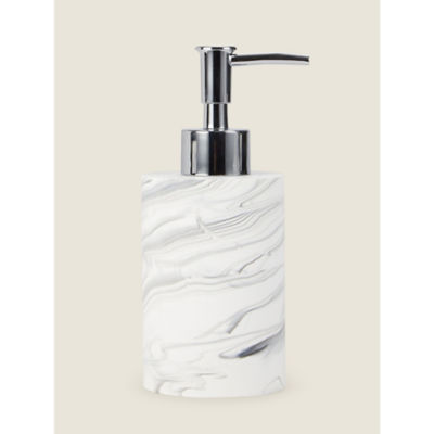 Marble-Effect Soap Dispenser