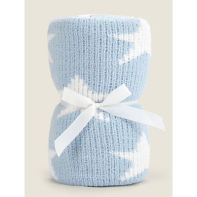 Blue Star Chenille Baby Shawl thumbnail 3