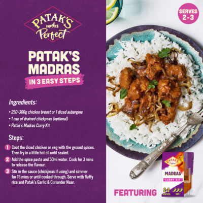 South Indian Style Madras Curry Sauce Kit 270g thumbnail 3