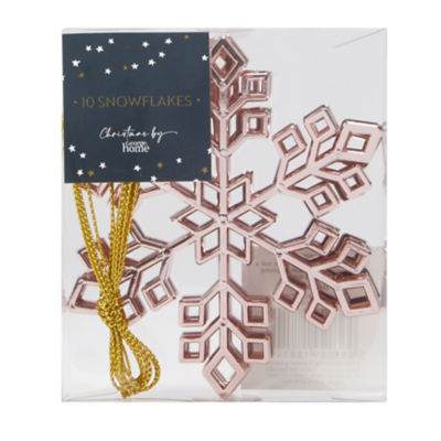 Christmas Rose Snowflakes - 10 Pack thumbnail 2