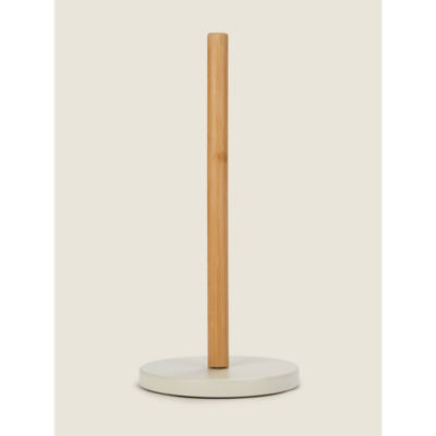 Cream Bamboo Toilet Roll Stand thumbnail 2