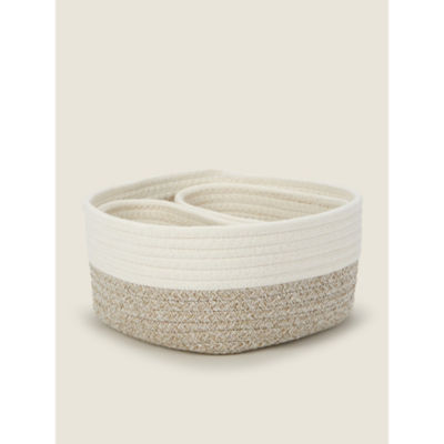 Grey & White Two-Tone Storage Basket - Set of 3 thumbnail 3