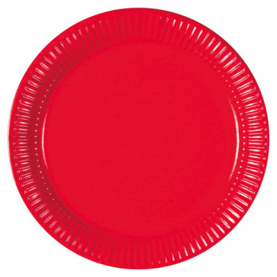 12 Red Paper Plates thumbnail 2